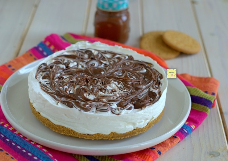 Paradisische koude taart en Nutella