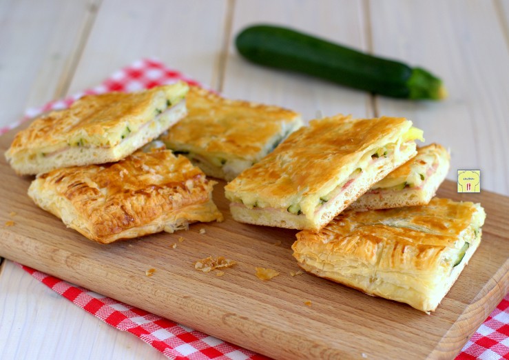 Parijse pizza met courgettes