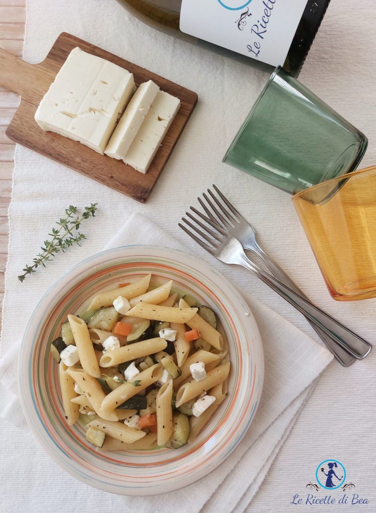 zomerse pasta met feta