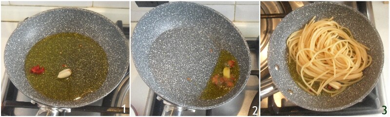 pasta met ansjovisextract uit Cetara makkelijk en snel recept knoflook olie peterselie chilipeper il chicco di mais 1 fruit knoflook olie en chilipeper