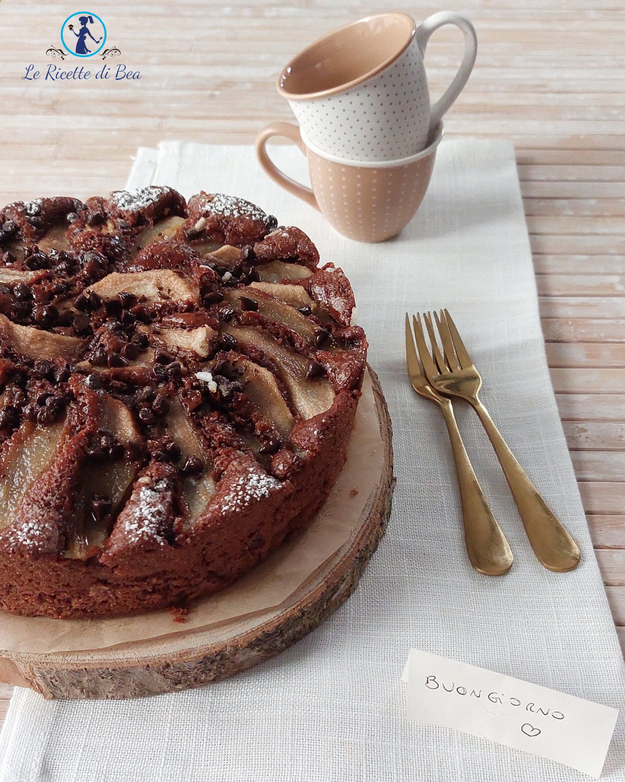 Perentaart en Chocolade