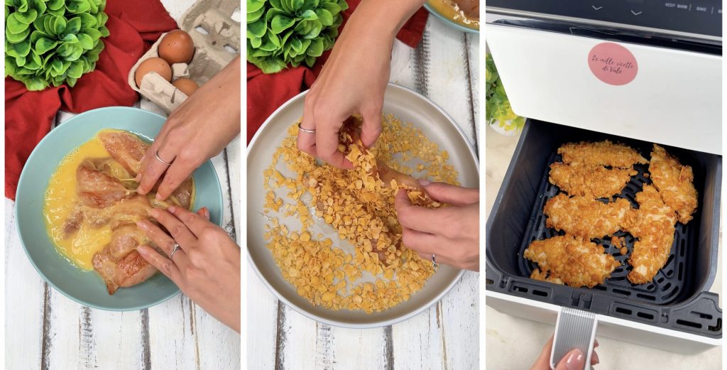 Krokante kip met zoetzure saus