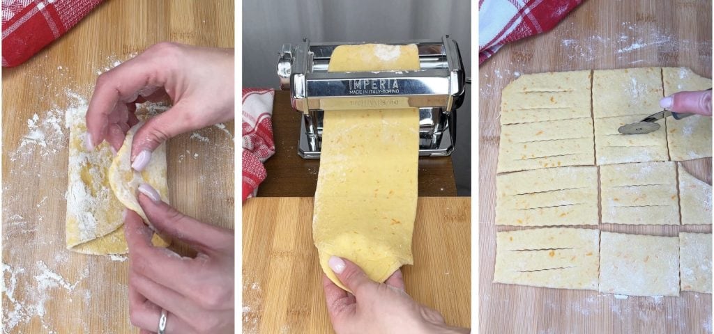 De chiacchiere in heteluchtfriteuse zijn licht, smakelijk en heel gemakkelijk te maken. Met mijn trucs worden ze perfect, zelfs met deze kookmethode. Voor de bereiding zijn slechts enkele ingrediënten nodig: bloem, een ei, suiker, likeur (strega, grappa of wat je maar wilt), bakpoeder en sinaasappelschil: ze zullen nog geuriger zijn, maar als je wilt, kun je het weglaten. Het deeg is echt heel eenvoudig. Je kunt het met de hand uitrollen met een deegroller of met een pastamachine: in dat geval raad ik een zeer dunne dikte aan, 1 of maximaal 2 als je ze steviger wilt. Als alternatief voor de heteluchtfriteuse vind je hieronder alle aanwijzingen om ze in de oven of in de pan met de klassieke frituurmethode te maken. Onthoud dat ze in de oven of heteluchtfriteuse nooit identiek zullen zijn aan gefrituurde, omdat ze de klassieke vettige smaak missen, ik zal je niets anders vertellen. Maar ze zullen zeker erg lekker, knapperig en veel lichter zijn.