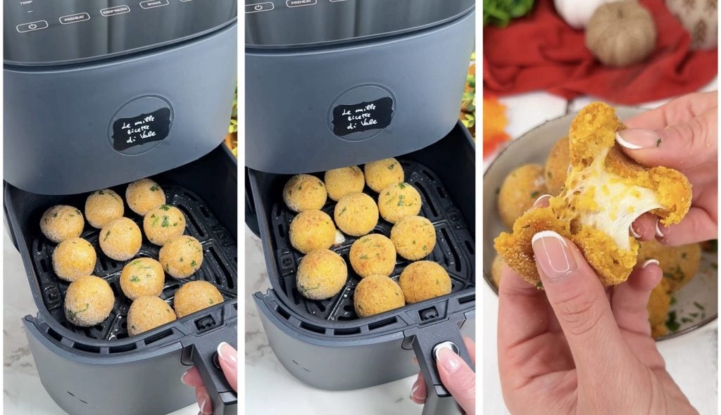 Pompoenballetjes in de airfryer