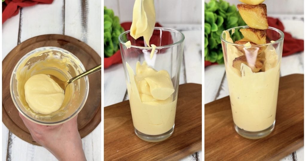 Mayonaise met hardgekookte eieren