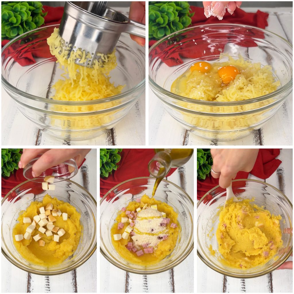 Aardappeltaart in heteluchtfriteuse