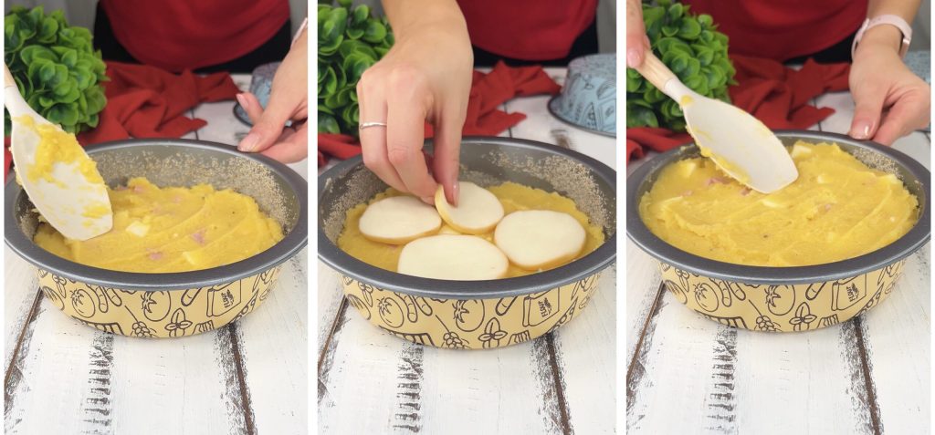 Aardappeltaart in heteluchtfriteuse