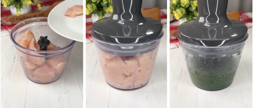 Spinaziepasteitjes in heteluchtfriteuse