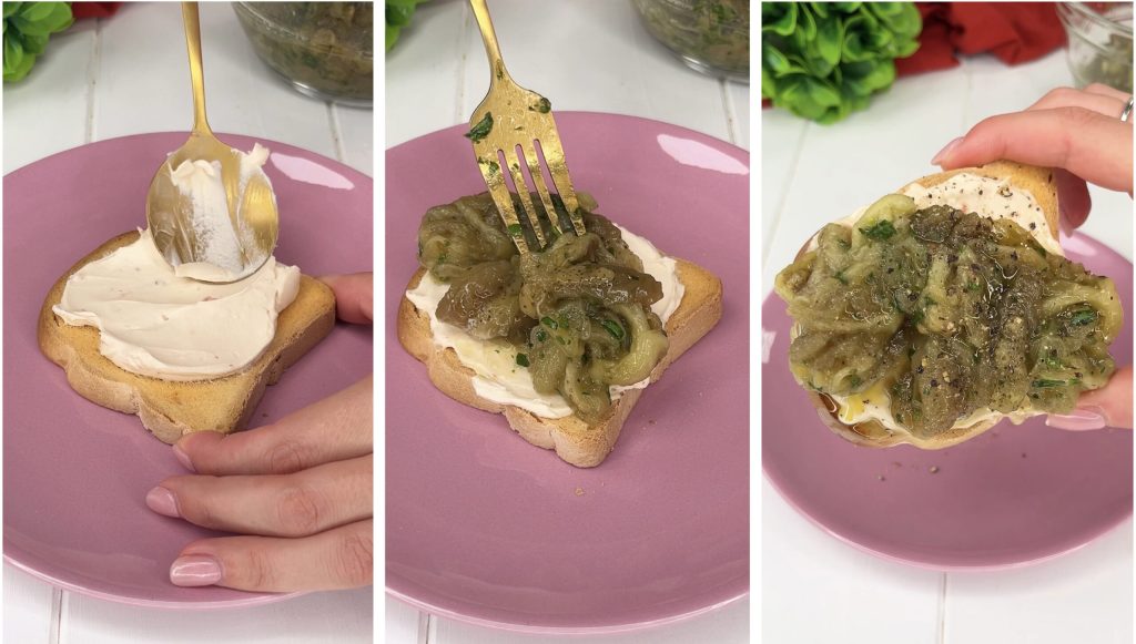 Geroosterde aubergines in een heteluchtfriteuse