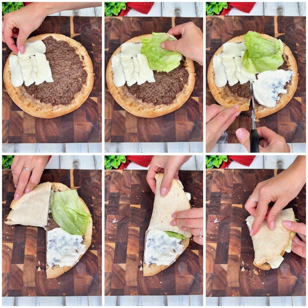 Piadaburger in airfryer