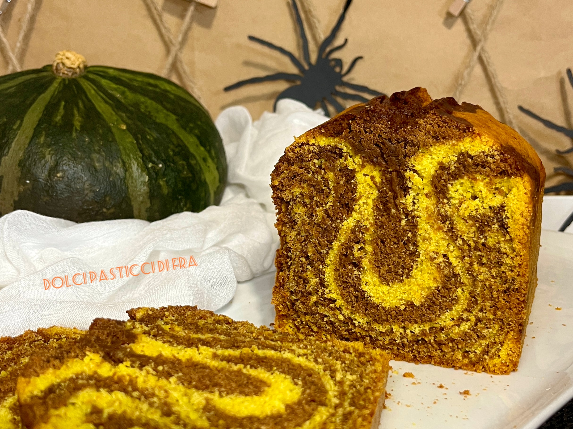 Pompoencake met chocolade zonder gluten