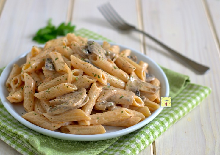 Romige paddenstoelenpasta