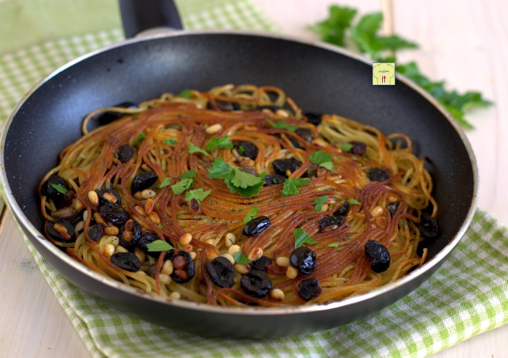 Scammaro pasta frittata zonder eieren