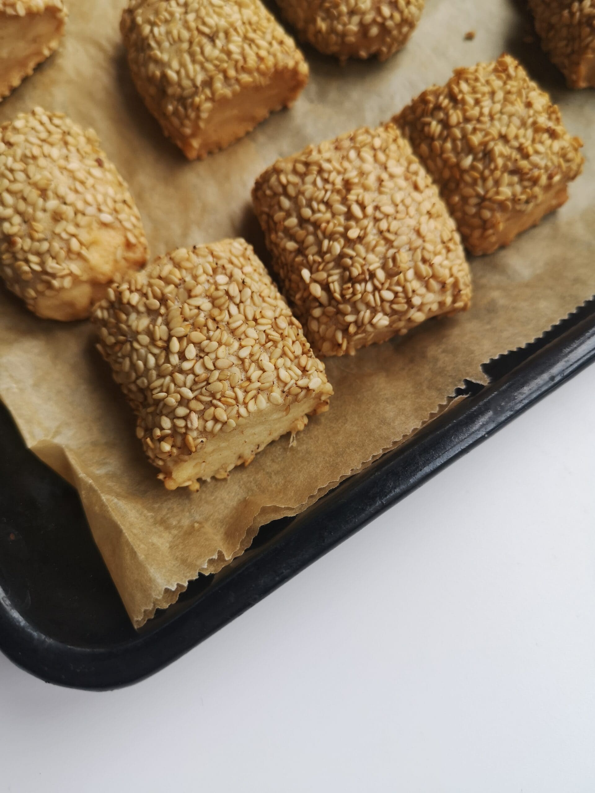 Zandkoekjes Met Sesamzaadjes