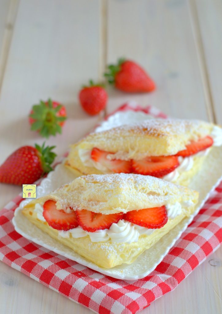 sfogliatelle paradijs en aardbeien gp