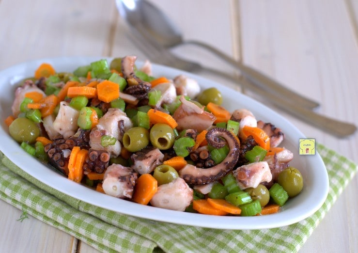 Siciliaanse inktvissalade