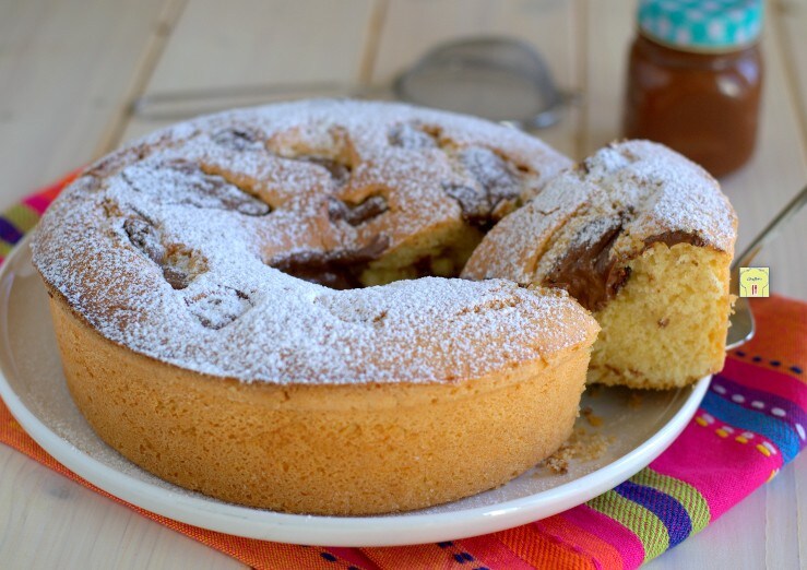 Slagroom en Nutella taart