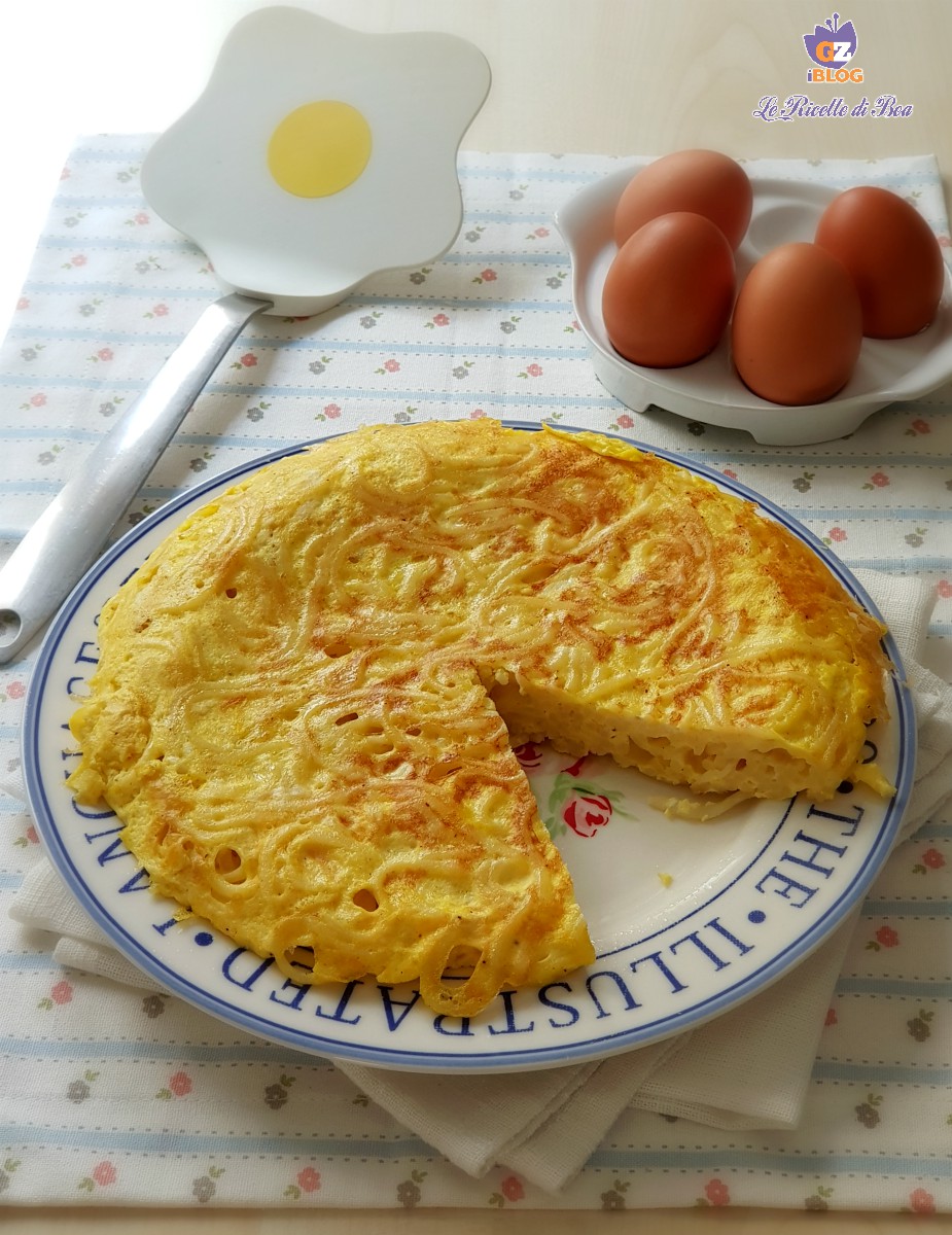 Spaghetti omelet