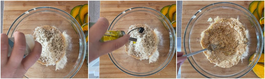 Geroosterde pompoen in airfryer