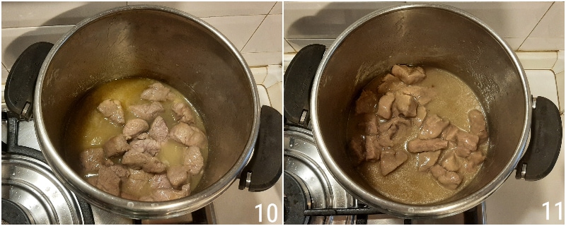 stoofvlees in snelkookpan snelle recept voor kalfsvlees of rundvlees stoofvlees zonder tomaat il chicco di mais 5 koken