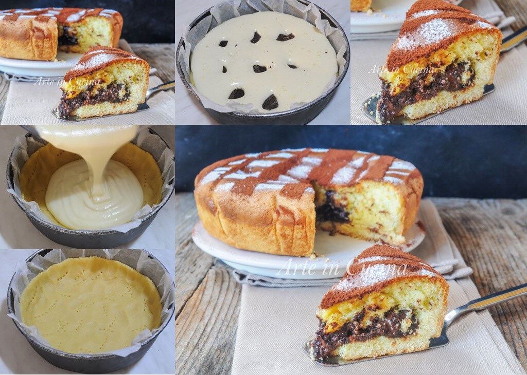 TAART met CAKEBODEM met nutella