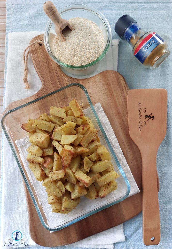 aardappelen uit de oven met curry