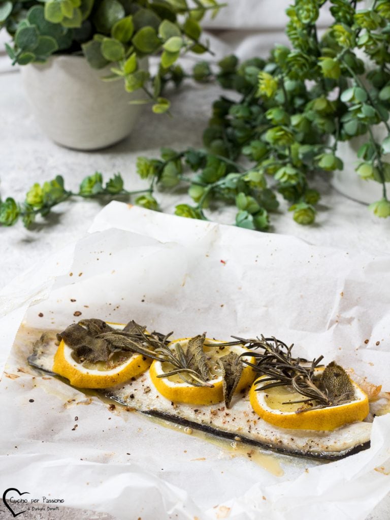 zeelt in papillote uit de oven