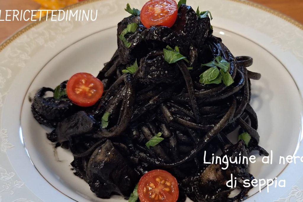 Linguine met inktvisinkt