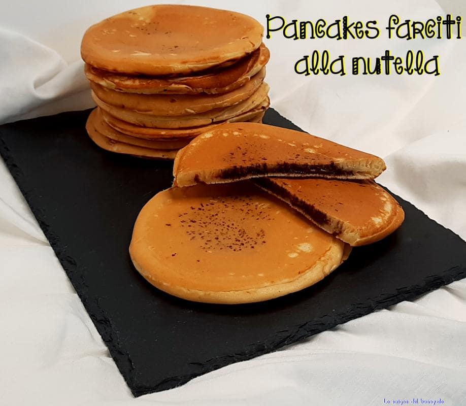 Pannenkoeken gevuld met Nutella