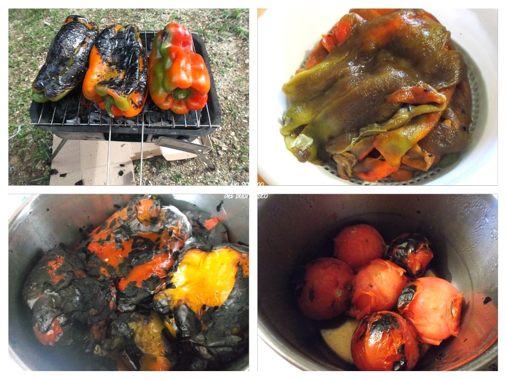 Geroosterde paprika- en tomatensaus