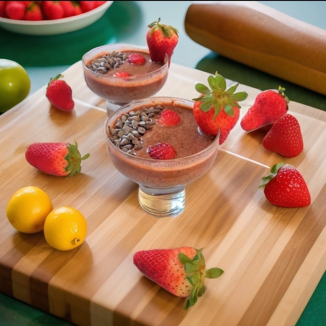 Chiazaad en chocolade pudding