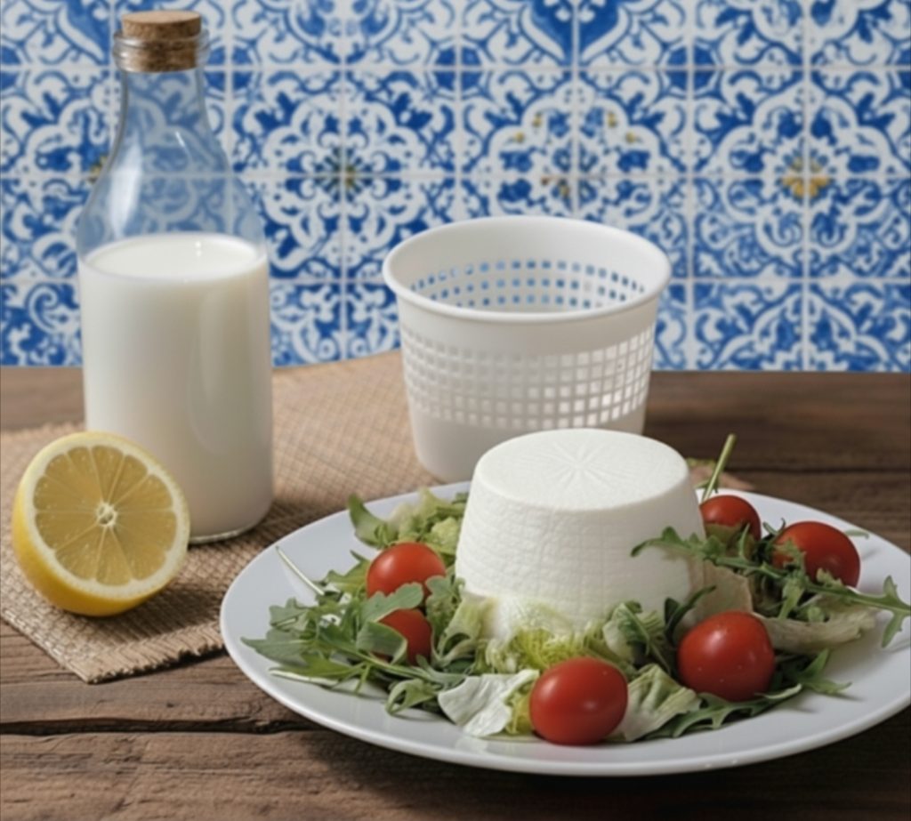 Zelfgemaakte ricotta