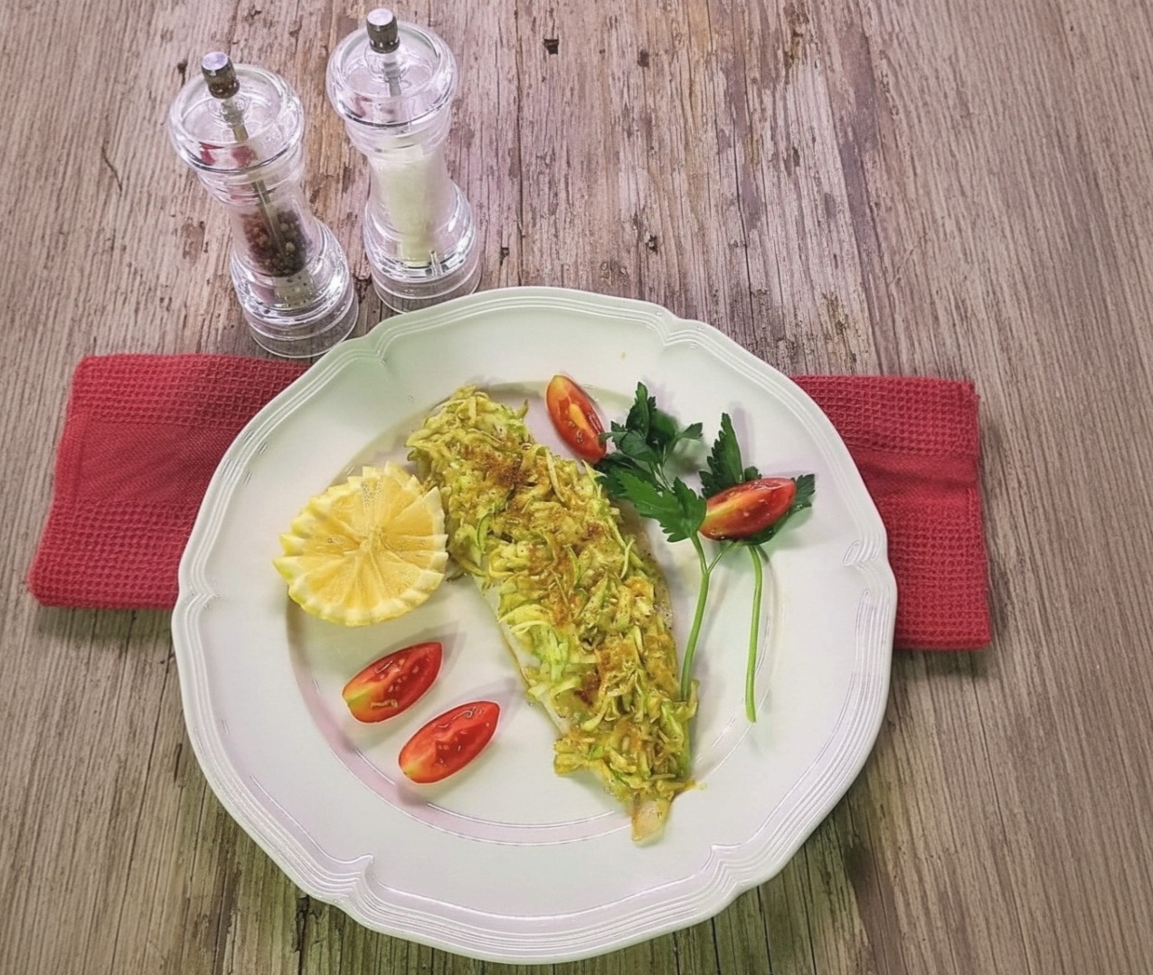 Kabeljauwfilet in een korstje