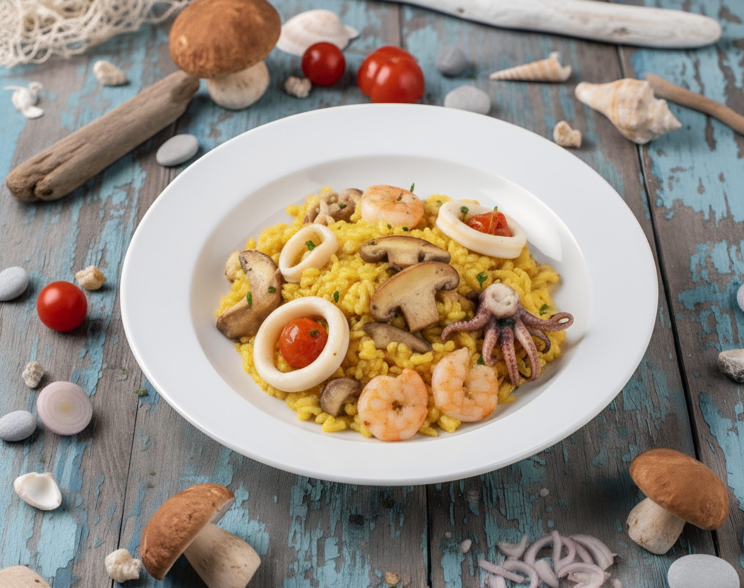 Risotto zee en bergen met de Bimby