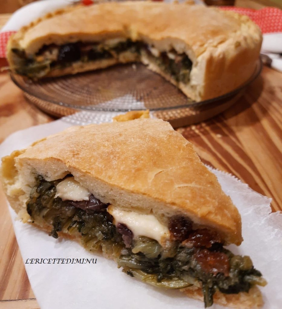 Schiacciata of scacciata met andijvie