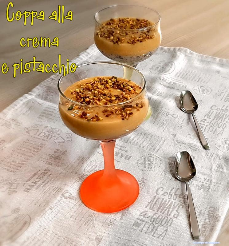 Cup met room en pistache