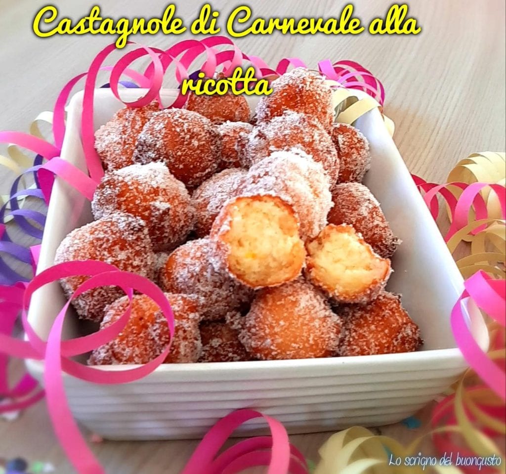 Carnavals Castagnole met ricotta