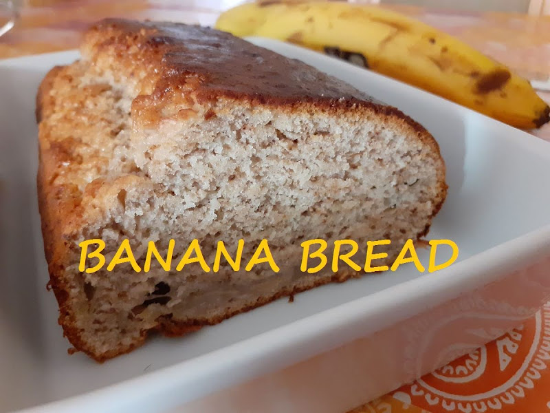 Bananenbrood zonder eieren boter en melk