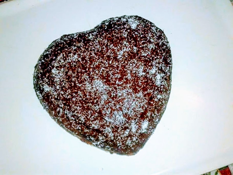 KOKOS EN PURE CHOCOLADE TAART