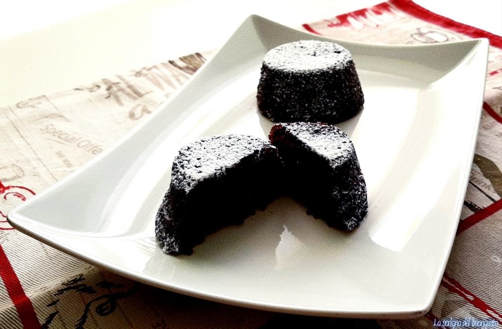 Chocoladetaartje met zachte kern