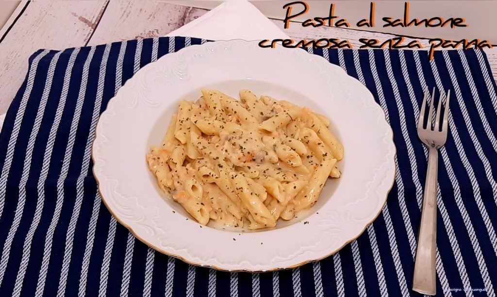 Pasta met zalm zonder room