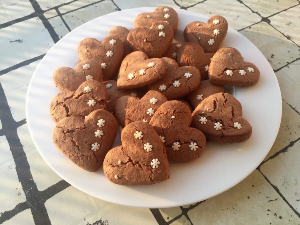 biscotti harten sterren eiwitten