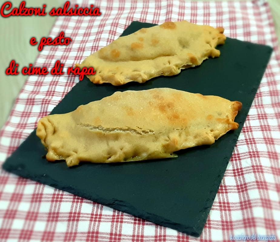 Calzoni worst en pesto van raapstelen