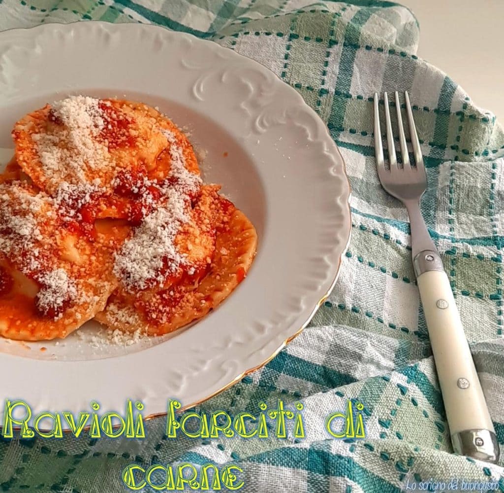 Met Vlees Gevulde Ravioli