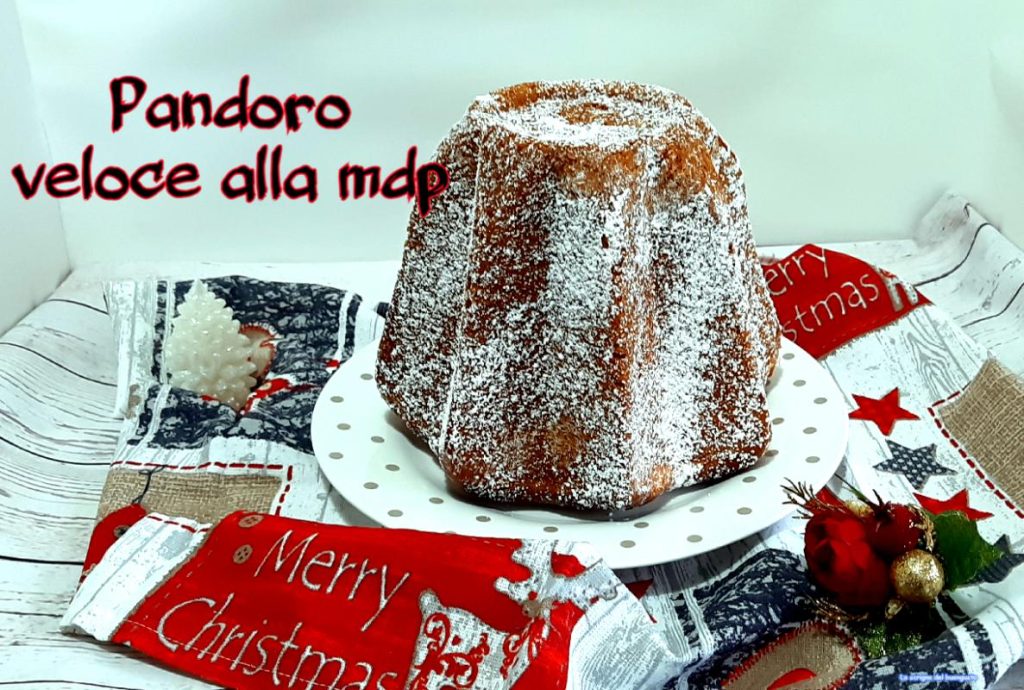 Snelle pandoro met de broodbakmachine