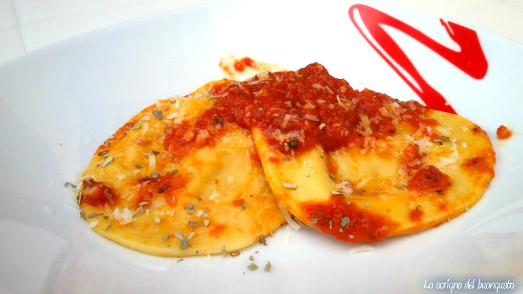 Ravioloni met pompoen