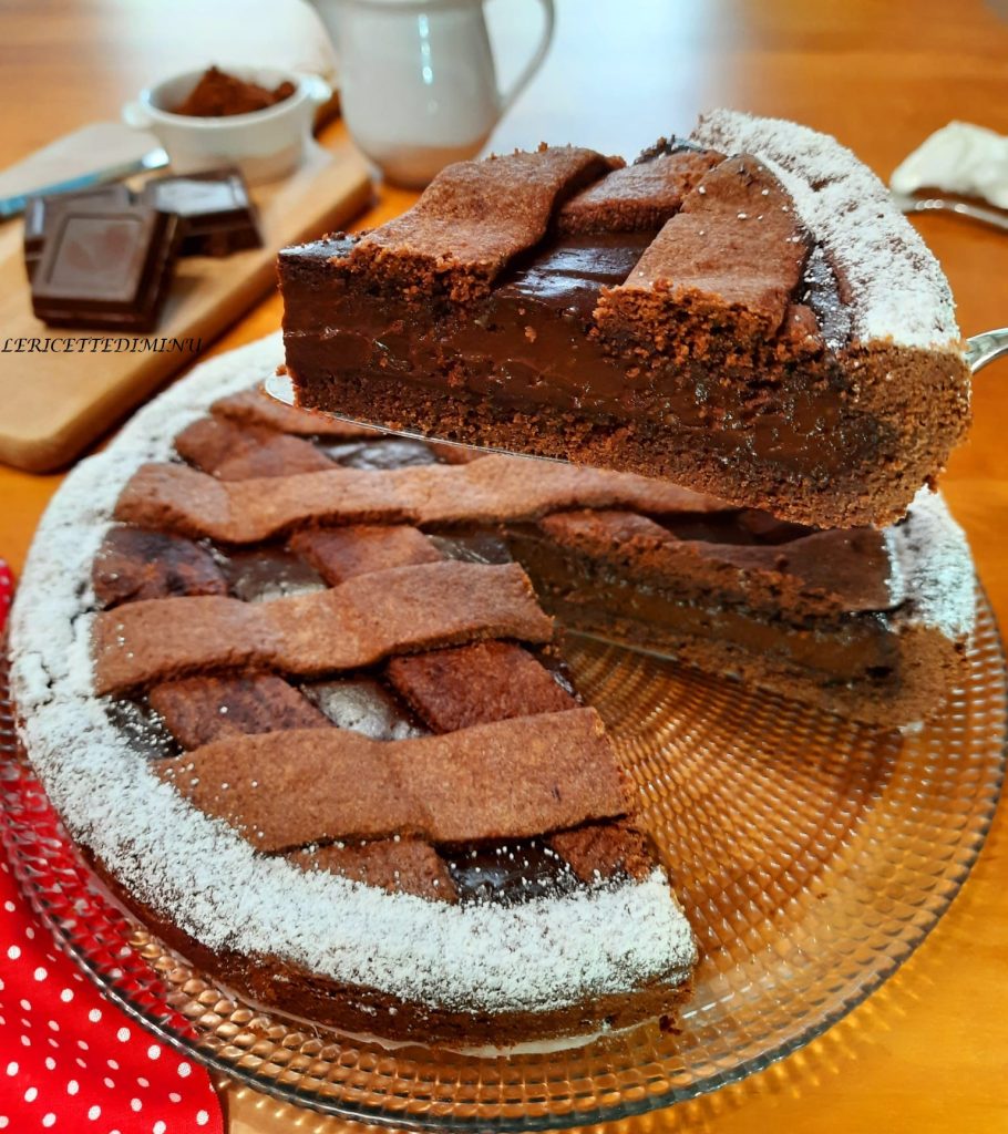 Cacaotaart met chocoladeroom