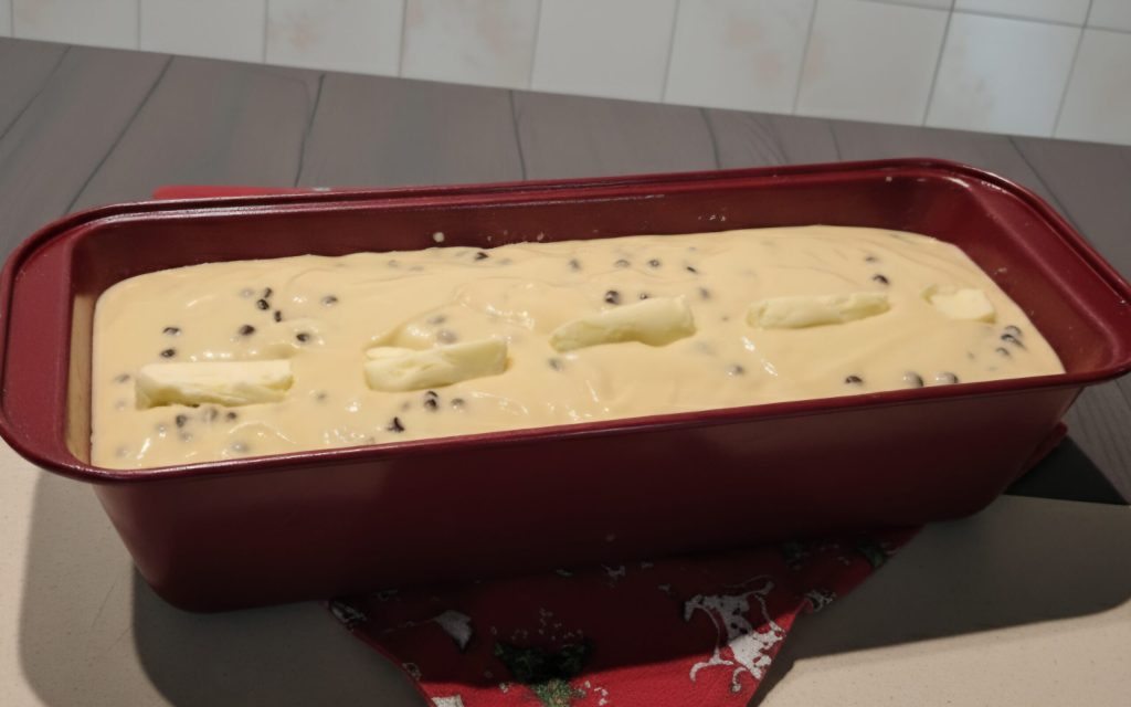 De ricotta cake met chocoladestukjes