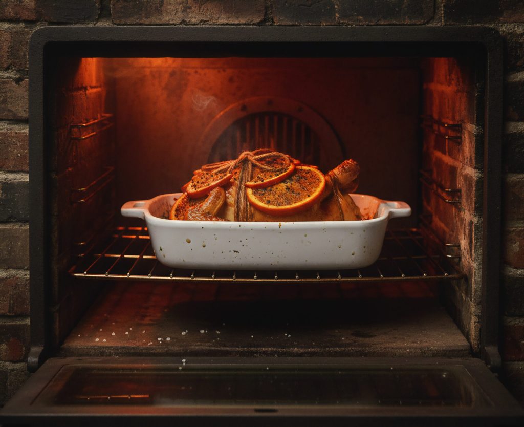 Hoe een hele kip of kapoen in de oven te koken