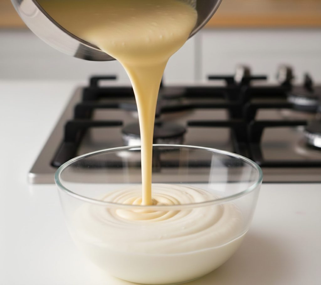 De mascarponecrème met gepasteuriseerde eieren